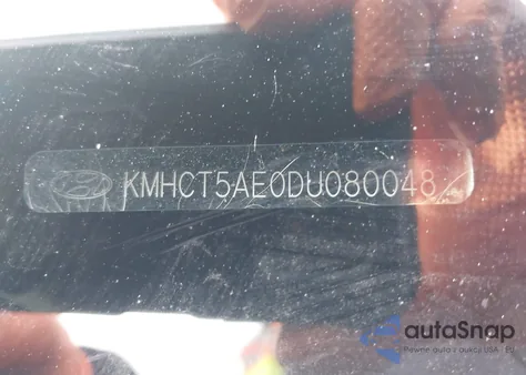 2013 Hyundai Accent Gs из США, поврежденный, VIN KMHCT5AE0DU080048